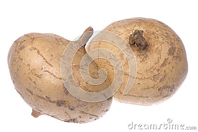 Turnips Isolated Stock Photo