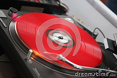 Turntable Stock Photo