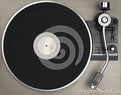 Turntable Stock Photo