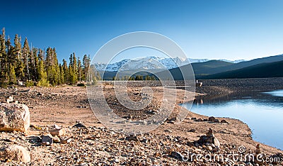Turquise Lake Colorado Stock Photo