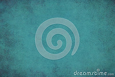 Turquoise dotted grunge texture, background Stock Photo