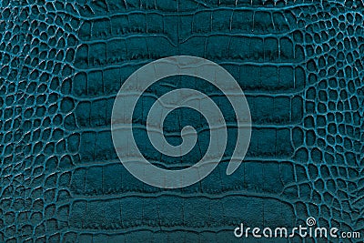 Turquoise embossed leather texture background Stock Photo