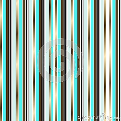 Turquoise and Gold Stripes Background Stock Photo