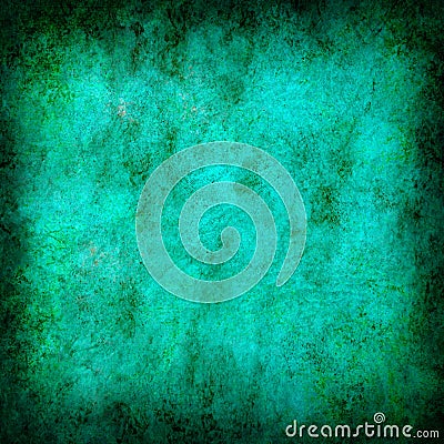 Turquoise grunge textured abstract background Stock Photo