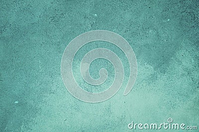 Turquoise painted wall background Stock Photo