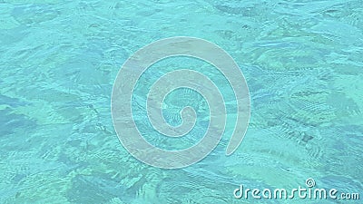 Turquoise sea sea, close-upn Stock Photo