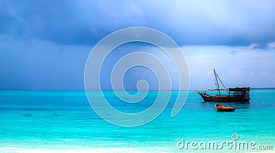 Turquoise tranquility Stock Photo