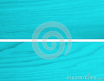 Turquoise wooden summer background vector texture Vector Illustration