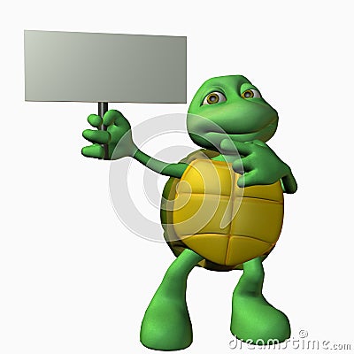 Turtle Boy -Look Here Stock Photo