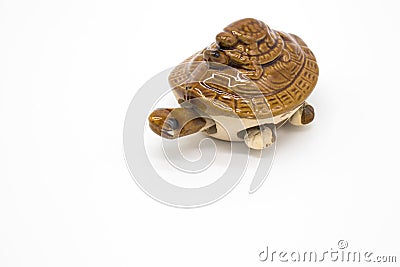 Turtle figurine Stock Photo