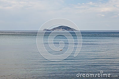 Turtle island Stock Photo