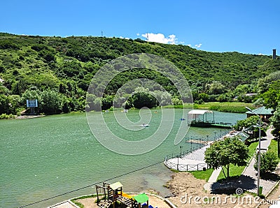 Turtle lake in Tbilisi, Georgia Stock Photo