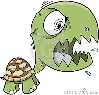 Turtle Vector Illustration Vector Illustration