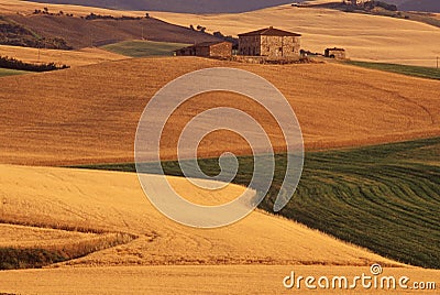 Tuscan countryside Stock Photo