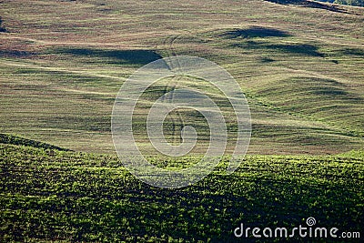 Tuscan Countryside, Italian landscape Stock Photo