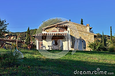 Tuscan house Stock Photo