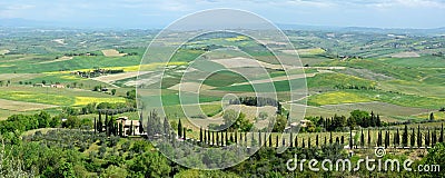 Tuscan Landscape Stock Photo