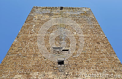 Tuscania-Italy- defensive tower Editorial Stock Photo