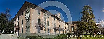 Tuscany, Florence, Pratolino, Park of Villa Demidoff. Editorial Stock Photo
