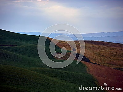 Tuscany landscape Stock Photo