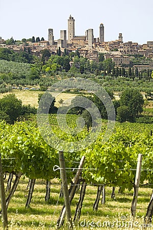 Tuscany, san gimignano Stock Photo