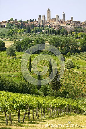 Tuscany, san gimignano Stock Photo