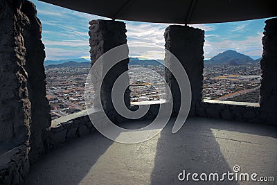 Tuscon View Stock Photo