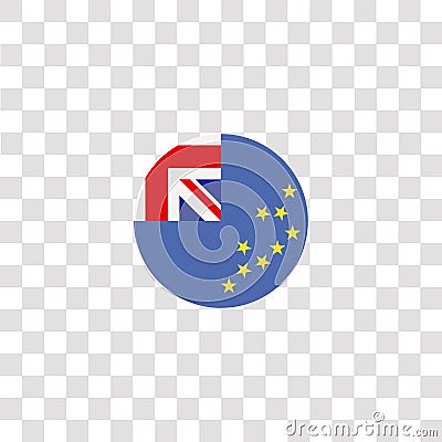 tuvalu icon sign and symbol. tuvalu color icon for website design and mobile app development. Simple Element from countrys flags Vector Illustration