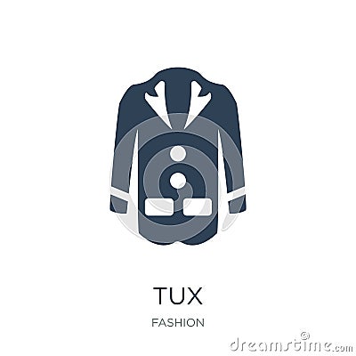 tux icon in trendy design style. tux icon isolated on white background. tux vector icon simple and modern flat symbol for web site Vector Illustration