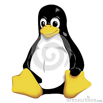 Tux ios android osx logo Editorial Stock Photo