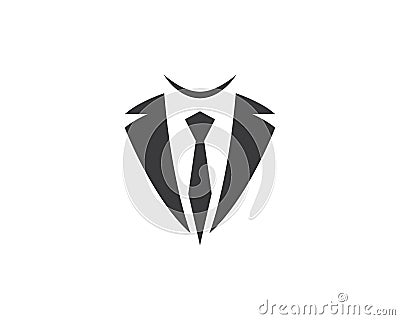 Tuxedo Logo template Vector Illustration