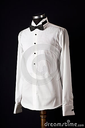 Tuxedo shirt Stock Photo