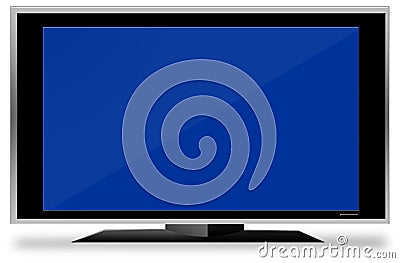 TV Big Screen Stock Photo