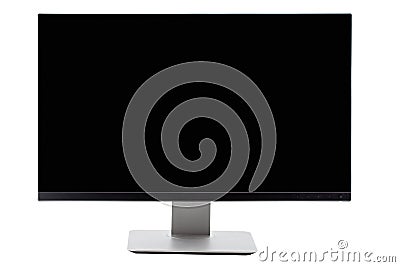 TV flat screen lcd, plasma, tv mock up. Black HD monitor. Stock Photo