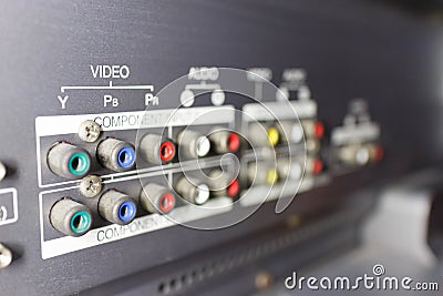 TV input Stock Photo