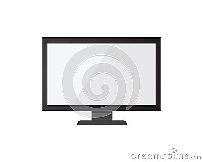 TV , LCD, LED, monitor icon vector Vector Illustration