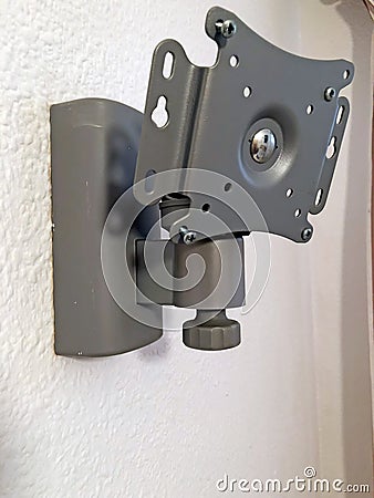 Tv wall mount Stock Photo