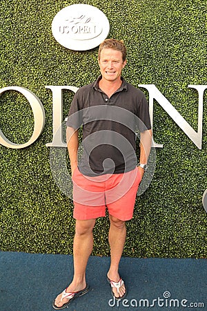 TV personality Billy Bush attends US Open 2016 semifinal match at USTA Billie Jean King National Tennis Center in New York Editorial Stock Photo