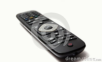 Tv remote control isolated Stock Photo