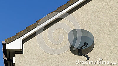 TV satellite dish Stock Photo