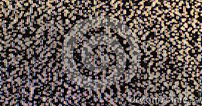 TV screen static abstract color pixels glitch analog noise pixelated background texture, copy space. Retro pixelated television Stock Photo