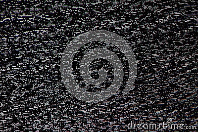 TV static Stock Photo