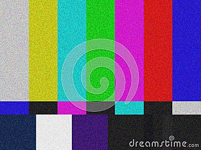  TV  test image stock photo Image of analogue popart 