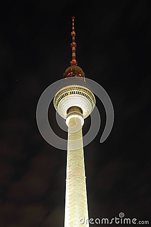 The TV Tower in Berlin Stock Photo