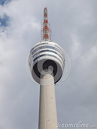 TV tower in Stuttgart Stock Photo