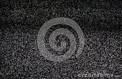 The TV white noise background Stock Photo