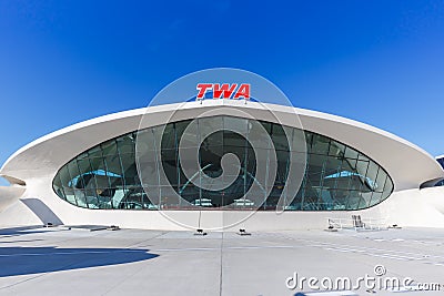TWA Hotel Terminal New York JFK Airport Editorial Stock Photo