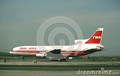 TWA Trans World Lockheed L-1011 N7035T CN1231 Editorial Stock Photo