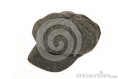 Tweed cap Stock Photo