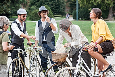 Tweed ride quartet Editorial Stock Photo
